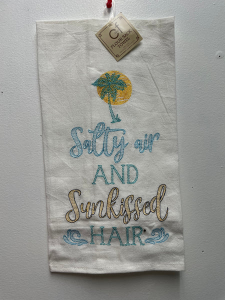 C & F Flour Sack Summer Themed towels Amanda Queen