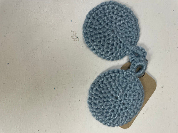 Handmade crochet car coasters-pair Hannah Bodker