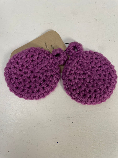 Handmade crochet car coasters-pair Hannah Bodker