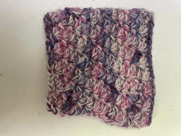 Hand crafted crochet Large Iced coffee coozie Hannah Bodker