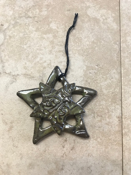 JoJo Pottery Star Ornament