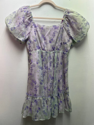 Umgee Purple floral Mini Dress