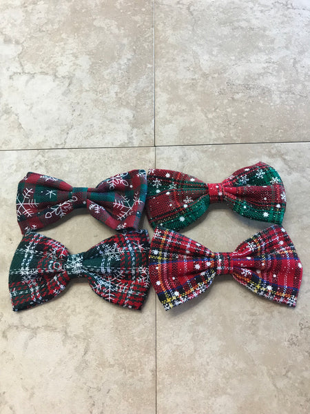 Snowflake Hair Bows