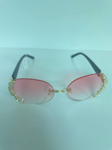 Rhinestone Edge Sunglasses Charita Ford