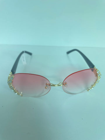 Rhinestone Edge Sunglasses Charita Ford