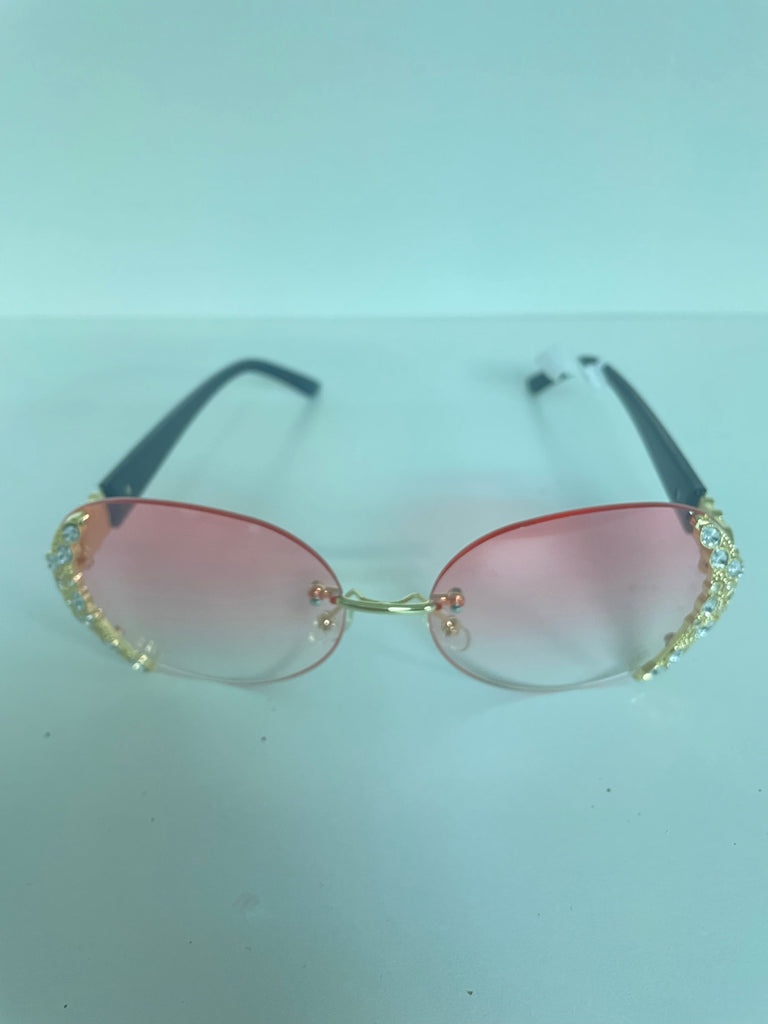 Rhinestone Edge Sunglasses Charita Ford