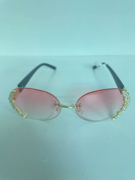 Rhinestone Edge Sunglasses Charita Ford