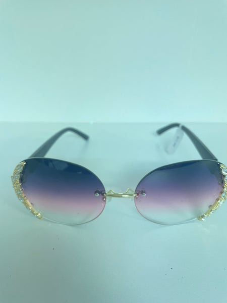 Rhinestone Edge Sunglasses Charita Ford