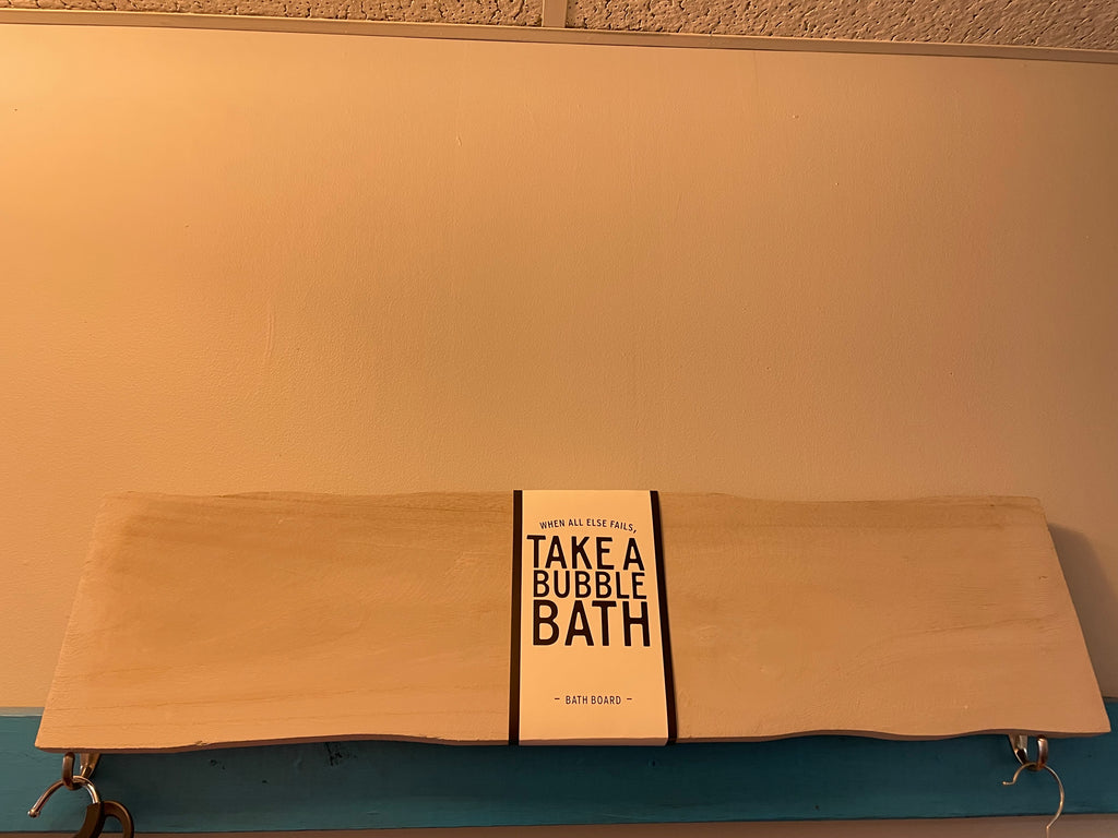 32"x8" Washed Gray Bath board OhhMy! Gifts and Things, LLC