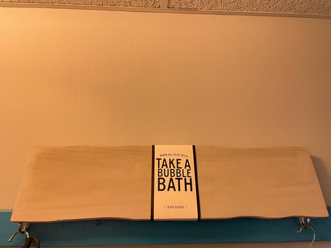 32"x8" Washed Gray Bath board OhhMy! Gifts and Things, LLC