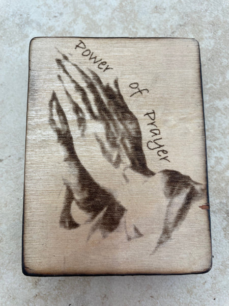 3x4 Hand-Made Wood Burned Shelf-Sitter - Artisan Farmhouse Decor Rick Dantzler