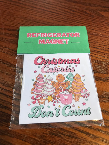 Christmas Refrigerator Magnet 4"x4"