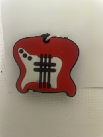 Red/Black Guitar Key Cover