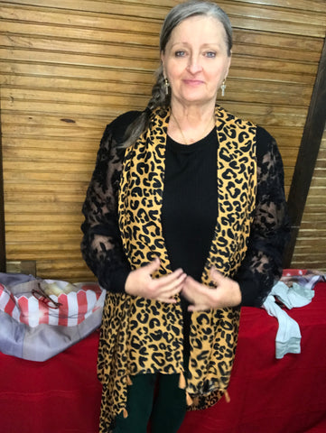 Leopard Vest