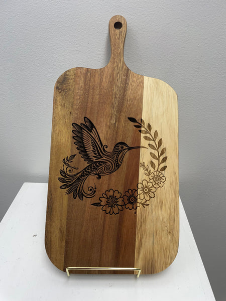 15"x7 1/2" Wood Cutting Board w/Handle