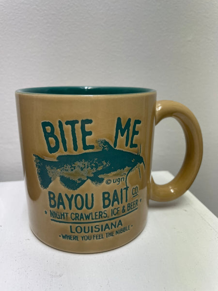 Preloved Mugs-Bite Me/Fish/ Bayou Bait