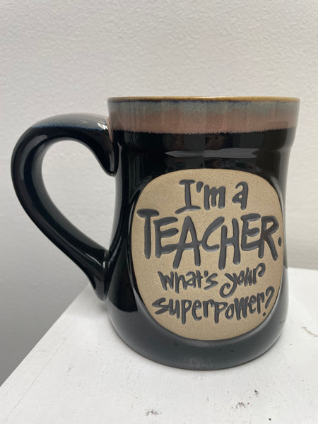 Preloved Mugs-I'm a Teacher What's your Superpower 