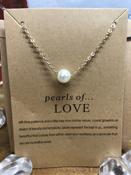 pearls of love necklace