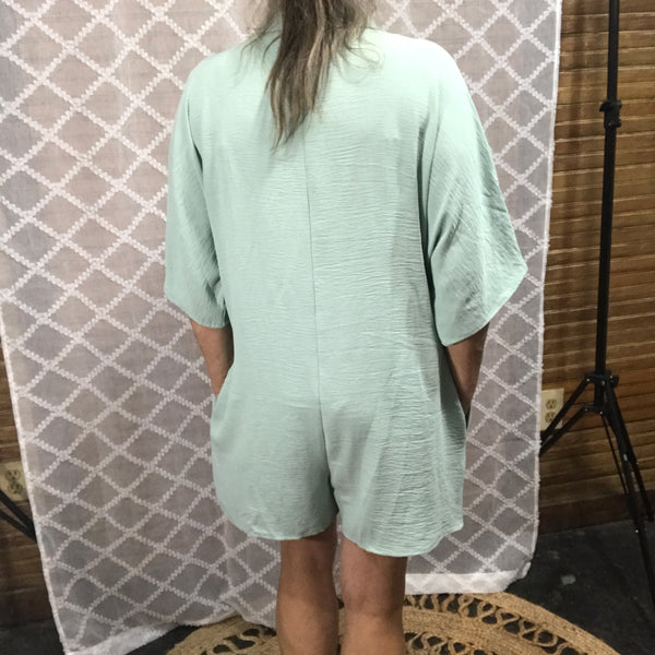 Mint Green Romper