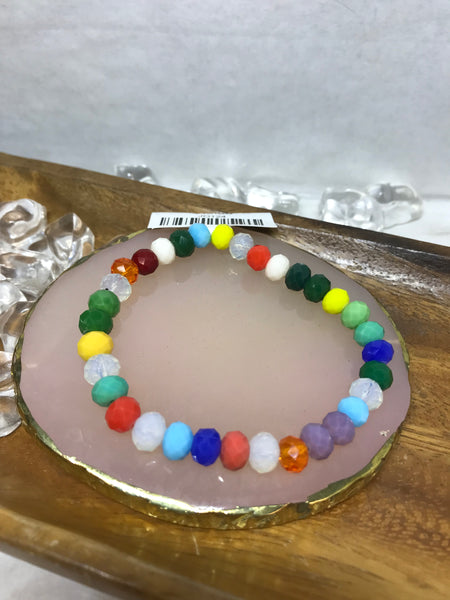 Rainbow Multicolor Beaded Bracelet