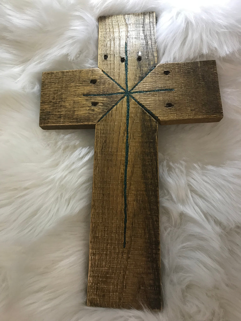 Cross Turquoise