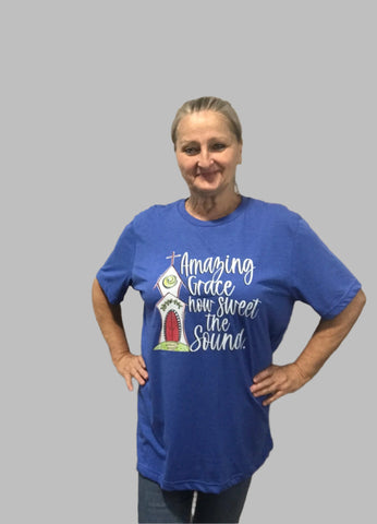 Amazing Grace Royal Blue T-Shirt