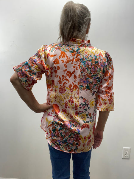 JoDi FL Floral Tops Susan Dill-Su-z-q's