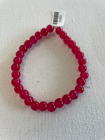 Red Small Bead Bracelet