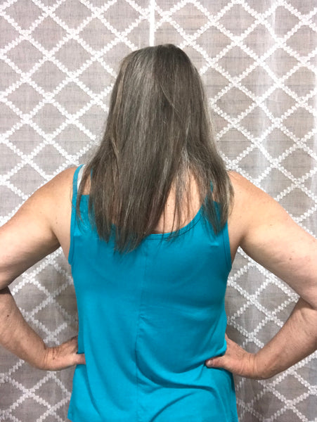 Double Strapped Tank With Scoop Neckline