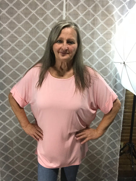 Zenana 2X Coral T-Shirt