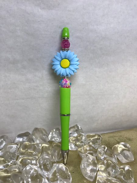 Beaded Pens-blue