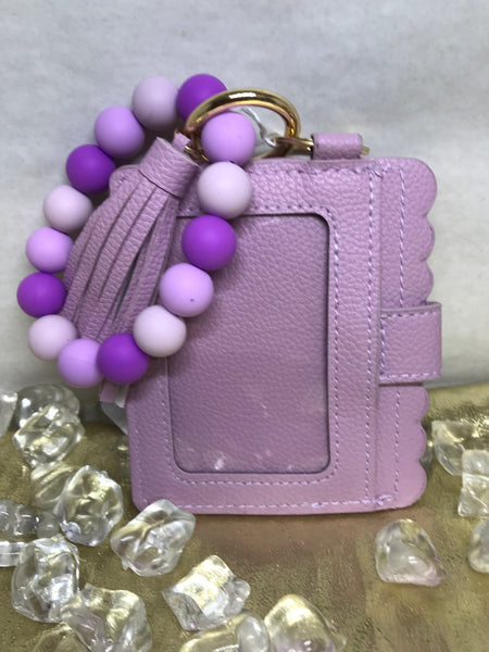 Wallet Wristlet-Lavender