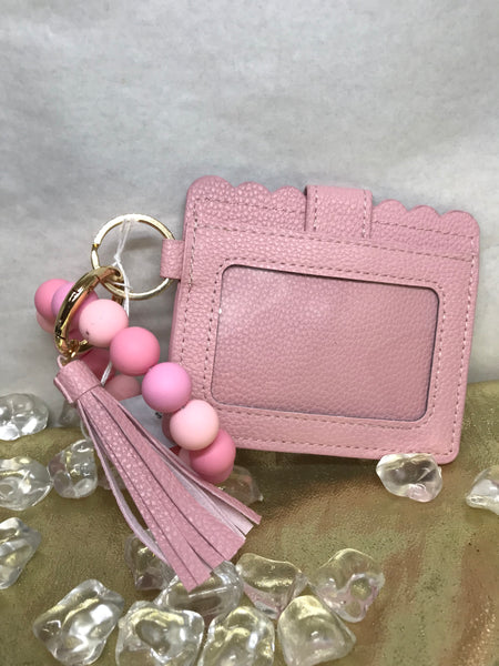 Wallet Wristlet-Pink