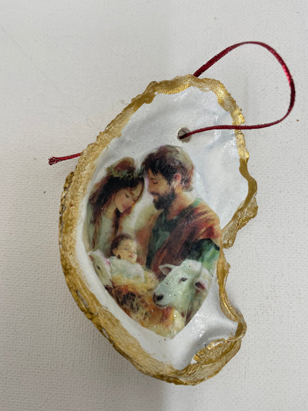 Christmas oyster Shell Scenes OhhMy! Gifts and Things, LLC