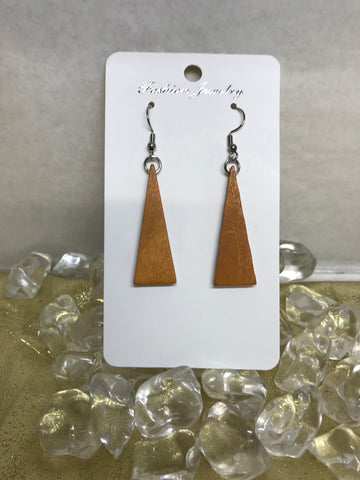 Wooder Triangle Fishhook Earrings