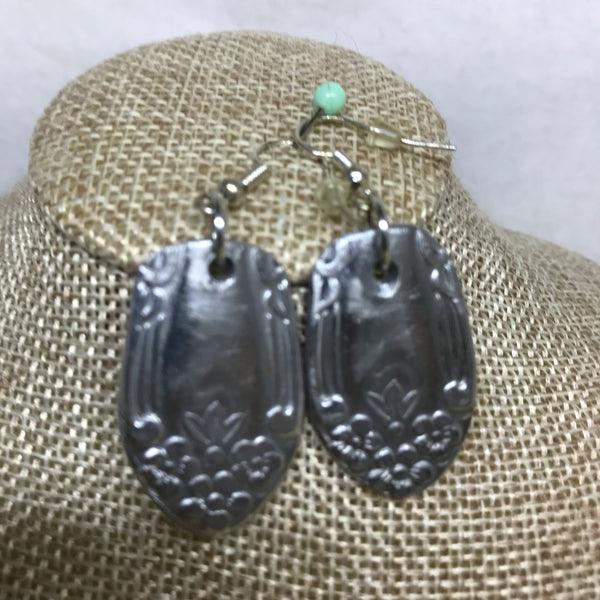 Spoon Handle Earrings/Southern Silverware-Short