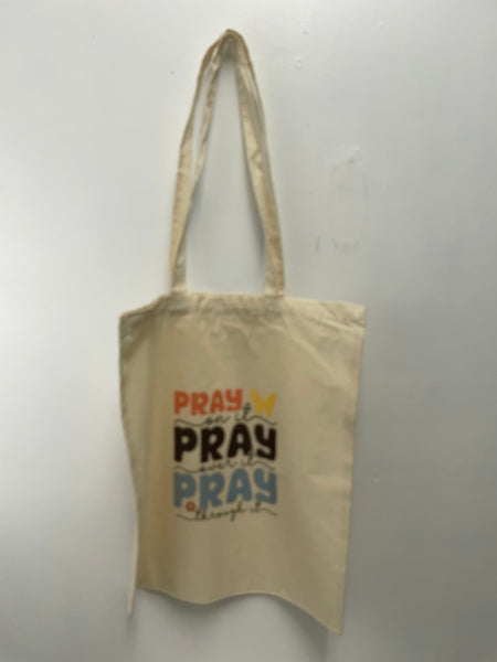 15"x15" Tan Tote bag w/Strap Emily Howell-Shananigans