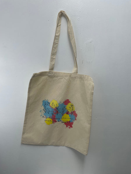 15"x15" Tan Tote bag w/Strap Emily Howell-Shananigans