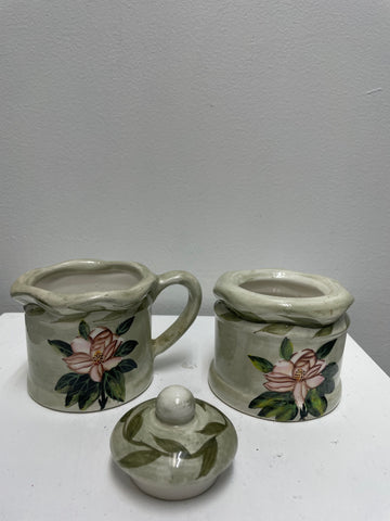 Light Green Cream & Sugar/w Magnolia