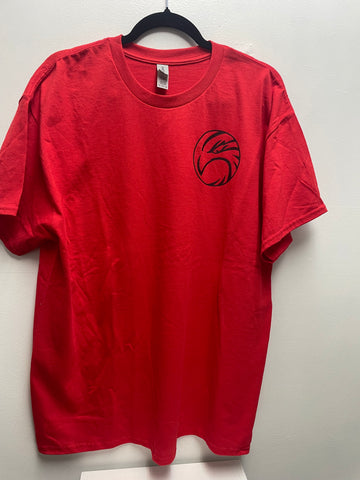 Gildan Red T-shirt w/Eagle Face