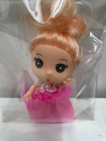 3"Doll w/Pink Dress