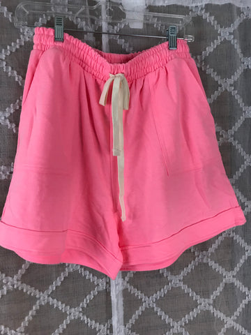 Zenana Pull Up Tie Shorts