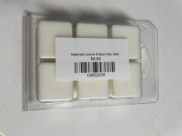 Italianate Lemon & Basil Wax Melt