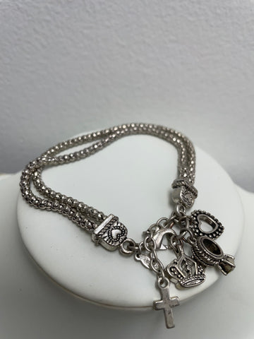 Silver charm Bracelet