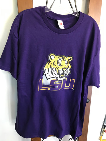 T-Shirts-Purple Tiger