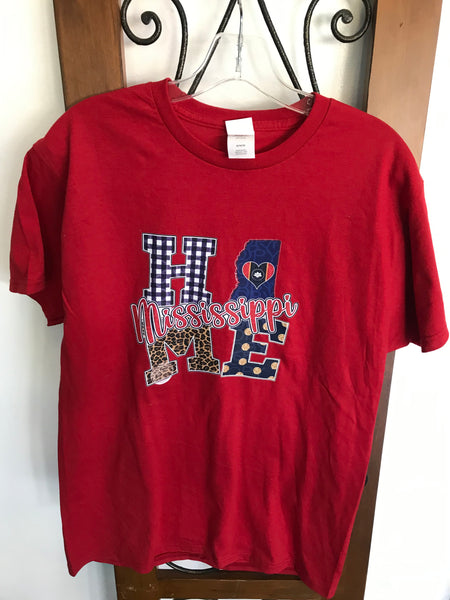 T-Shirts-Red-Home-Mississippi 