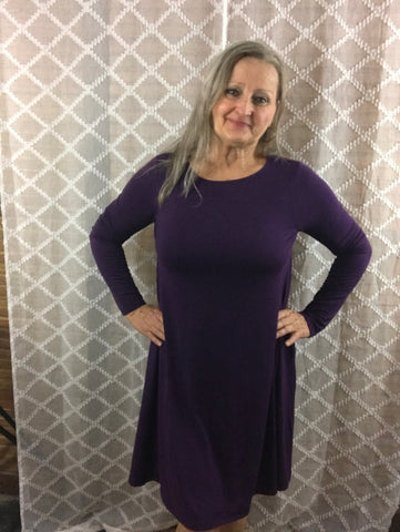 Purple Swing Dress