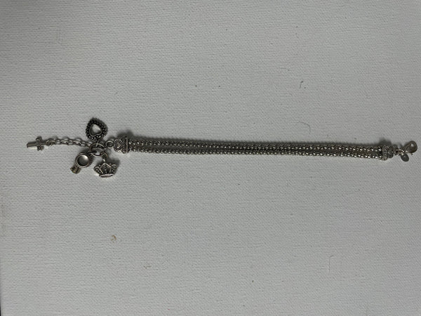 Pre-love 7" Silver charm Bracelet Chris Arnold