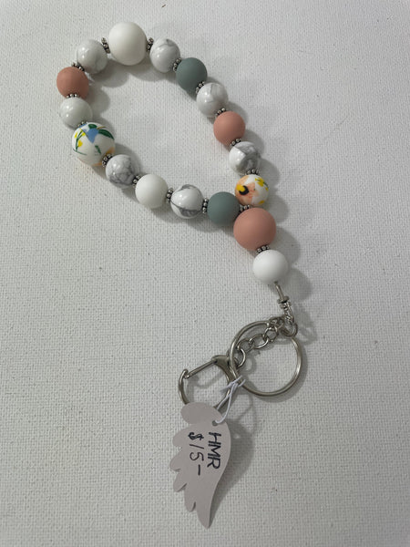 Beaded Keychain bracelets Stephanie Lewis