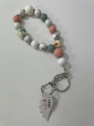 Beaded Keychain bracelets Stephanie Lewis